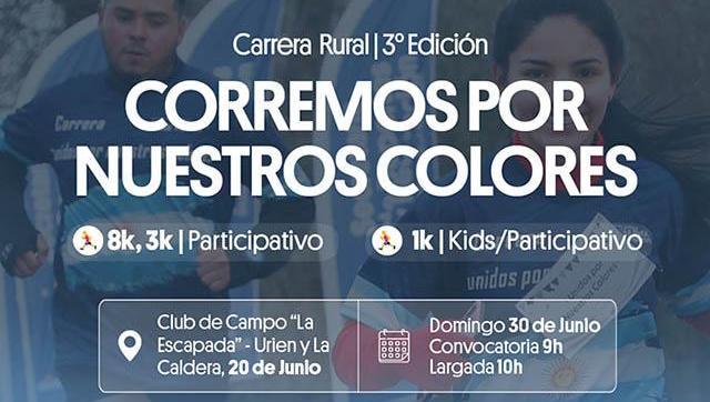 Nueva edición de la carrera rural Corremos por Nuestros Colores