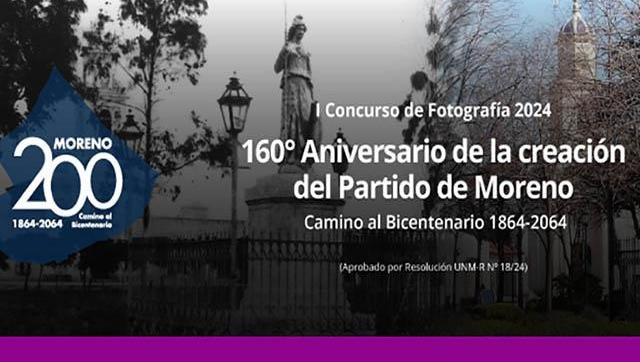 I Concurso fotográfico por el 160° Aniversario del Partido de Moreno