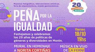 Morón celebra 20 años de políticas de género con una peña por la igualdad