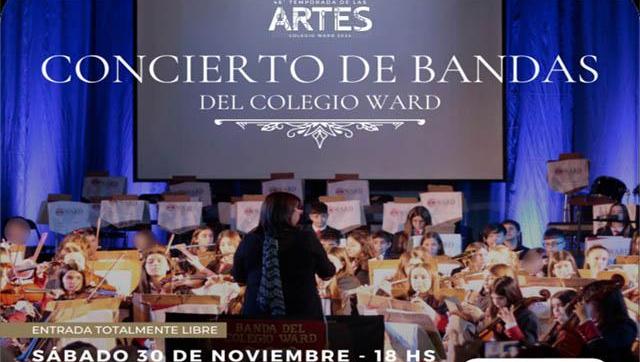 El Colegio Ward presenta su 2º Concierto de Bandas del año