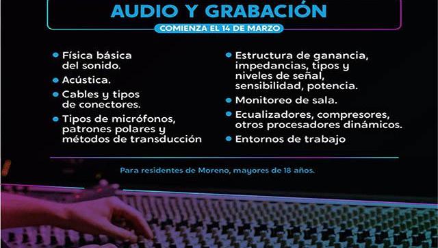 Curso Gratuito de Audio: Aprendé sonido y grabación sin experiencia previa