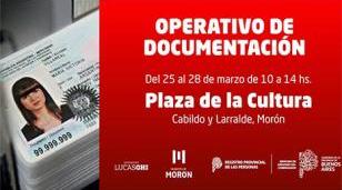 Morón ofrece trámites gratuitos de documentación en la Plaza de la Cultura  Desde hoy hasta el vie
