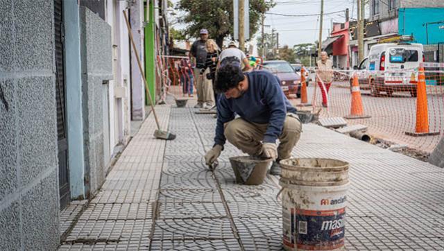 Moreno Sur se moderniza: el Municipio avanza con obras clave en el centro comercial