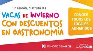 Morón implementa beneficios gastronómicos durante las vacaciones de invierno