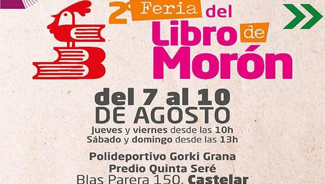 Morón se llena de libros: llega la segunda edición de la feria cultural