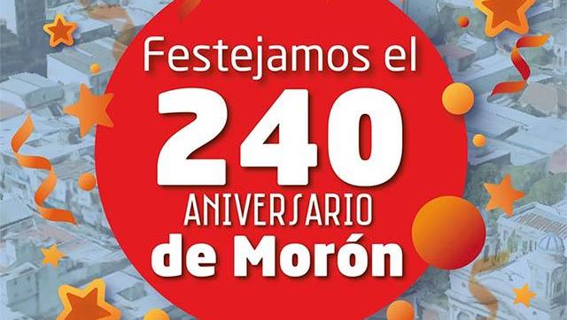 240 años de historia: Morón festeja con música, arte y cultura